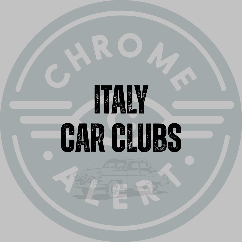 Italy Car Clubs - Chrome Alert Car Finders