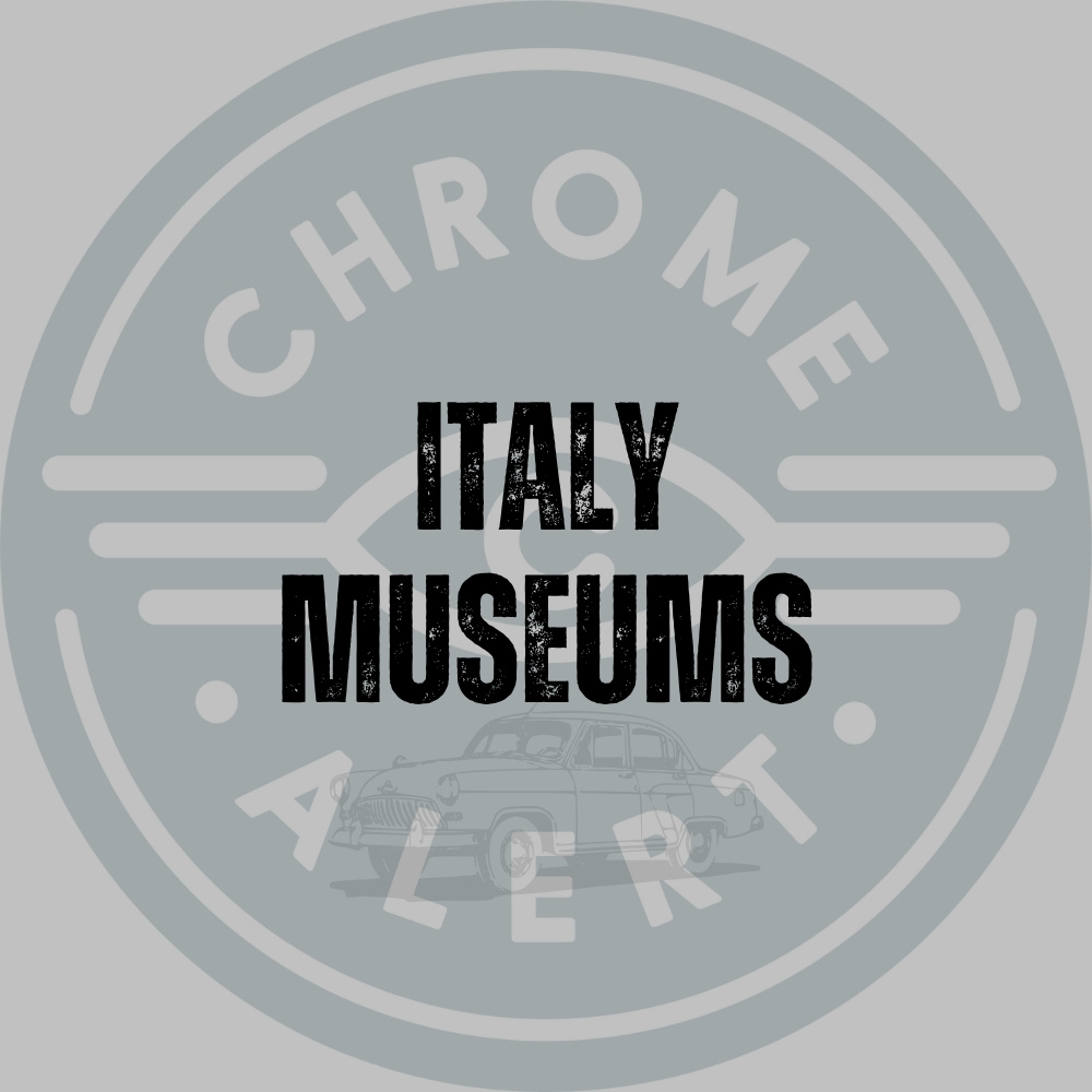 Italy Classic Vintage Car Museums