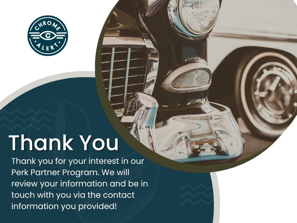Perk Partner Program Thank You